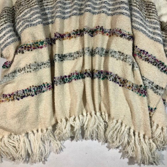 NEW Anthropologie Anthro Womens One Size Ivory Chunky Open Cardigan NWT $120 - Picture 9 of 12